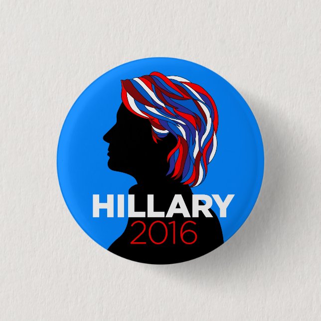 Knopf Hillary Clintons 2016 Button (Vorderseite)
