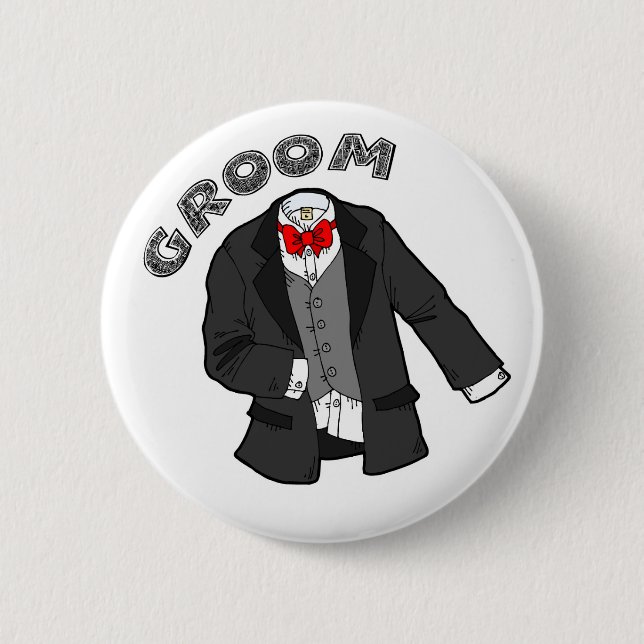 Knopf Hochzeitsgröß Button (Vorderseite)