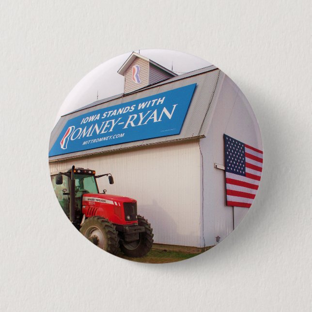 Knopf Iowas Romney-Ryan Button (Vorderseite)