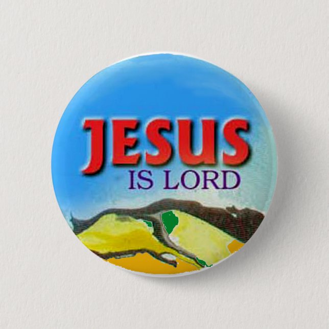 Knopf Jesus ist Lord Button (Vorderseite)