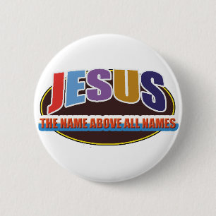 Knopf Jesus, nennen vor allem Namen Button