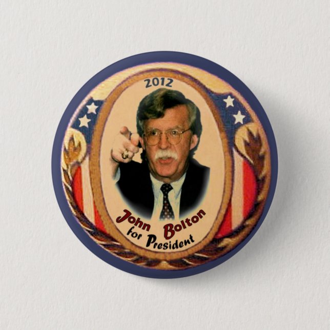 Knopf John Boltons 2012 Button (Vorderseite)