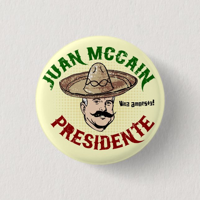 Knopf Juans McCain Button (Vorderseite)