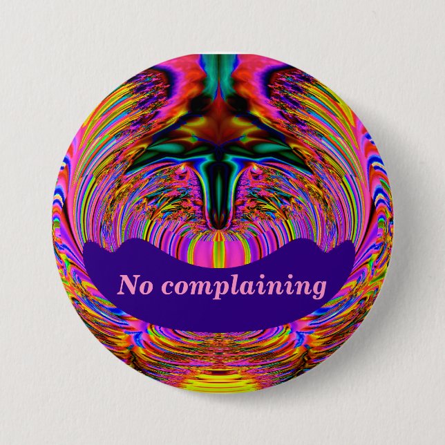 Knopf "Keine Beschwerde" Button (Vorderseite)