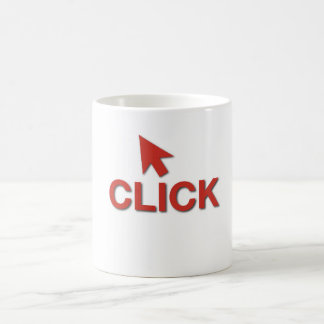 Knopf-Klicken Admin-Tasse Tasse