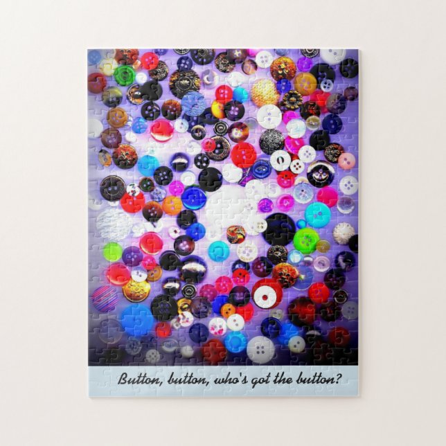 Knopf, Knopf, wer hat den Knopf? Puzzlespiel Puzzle (Vertikal)