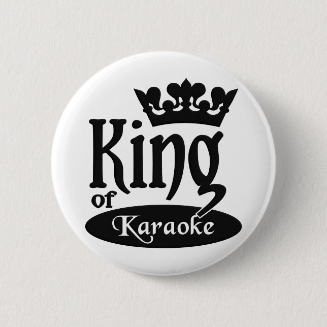 Knopf König von Karaoke Button (Vorderseite)