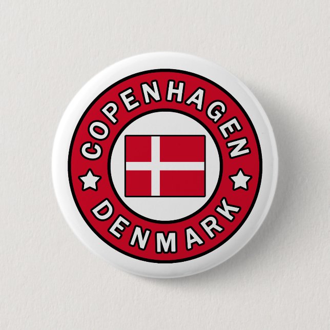 Knopf Kopenhagens Dänemark Button (Vorderseite)