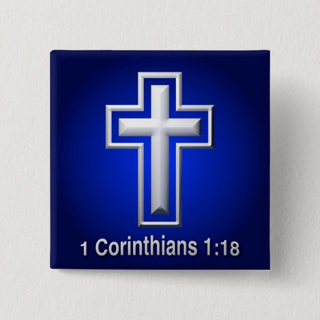 Knopf "Kreuz" Button (Vorderseite)