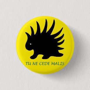 Knopf Liberales Stachelschwein - M4 Button