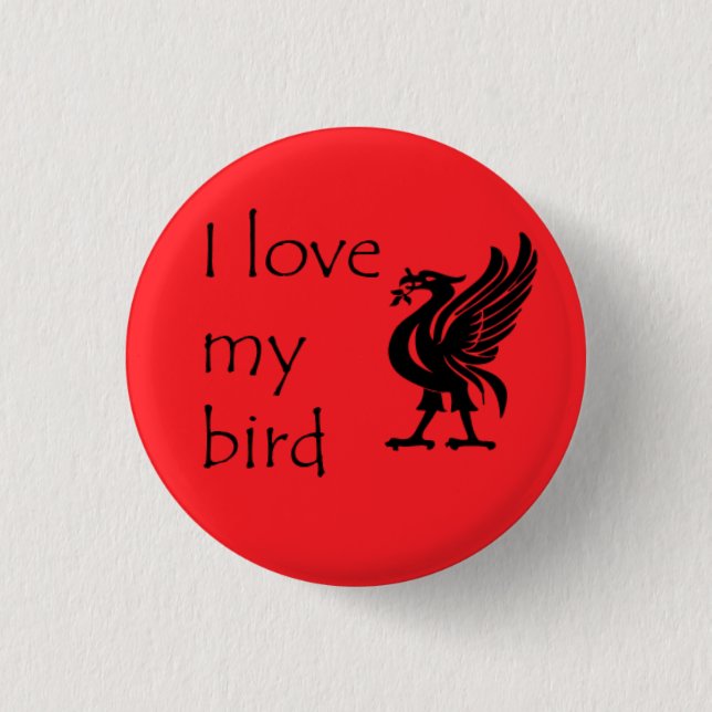 Knopf - Liverpool Liverbird Button (Vorderseite)