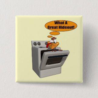 Knopf - lustiges die Türkei-Versteck Button