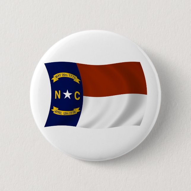 Knopf mit Flagge von North Carolina Button (Vorderseite)