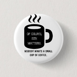 Knopf mit Kaffee-Tassenentwurf Button