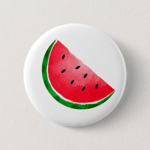 Knopf mit Wassermelone Button