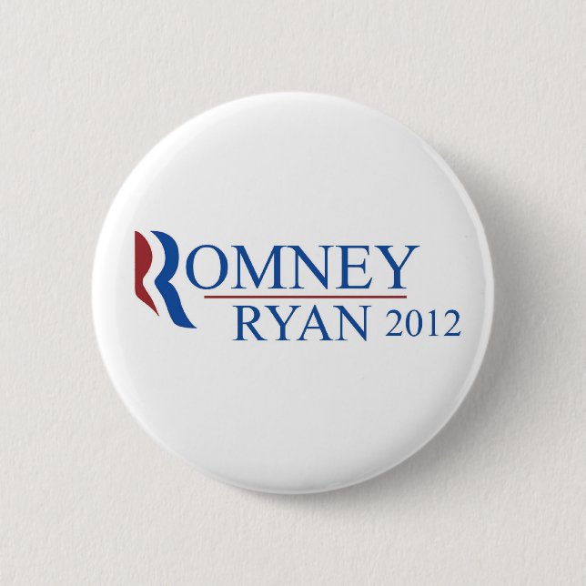 Knopf Mitt Romneys Paul Ryan 2012 Button (Vorderseite)