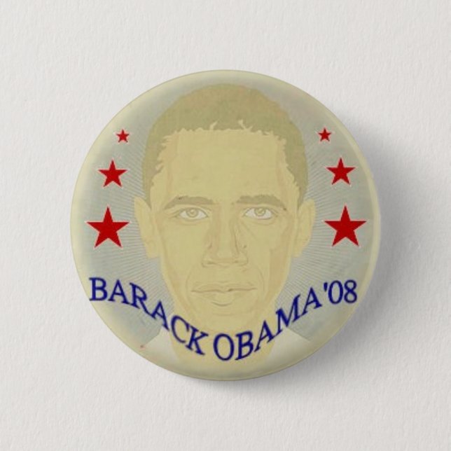 Knopf Obama '08 Button (Vorderseite)