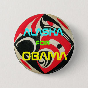 Knopf Obama Alaska Button