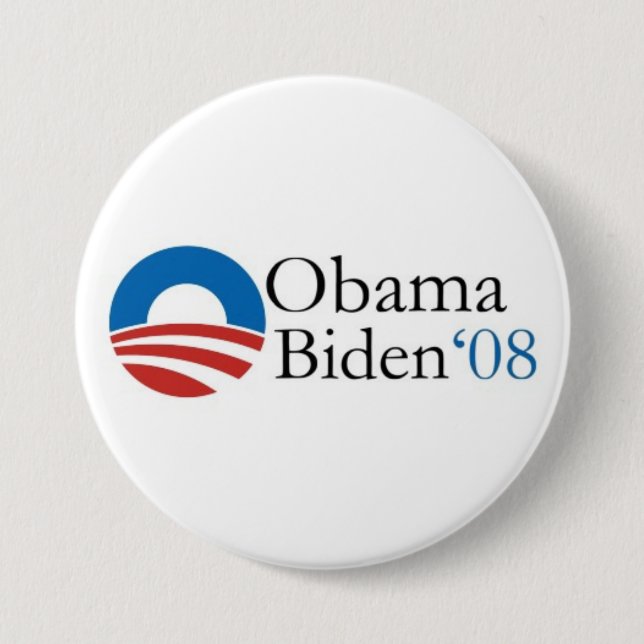 Knopf Obama Biden Button (Vorderseite)