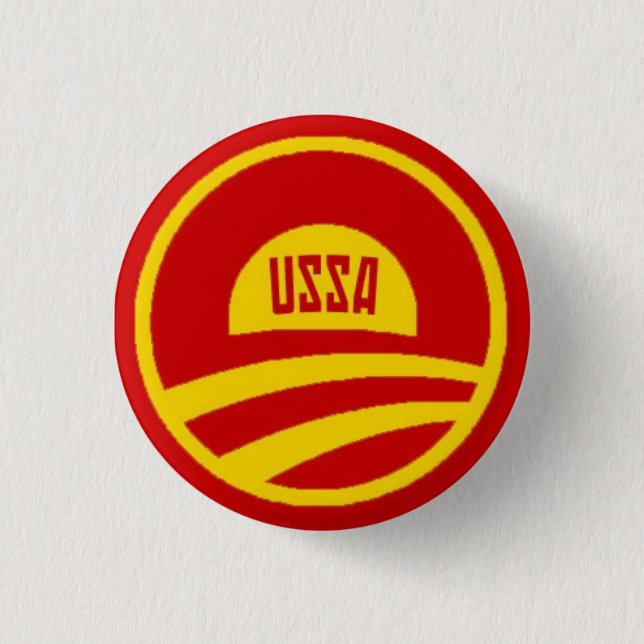 Knopf Obama USSA Button (Vorderseite)