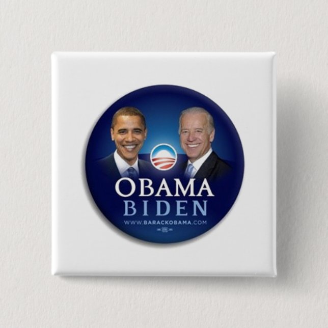 Knopf ObamaBiden 2 Button (Vorderseite)