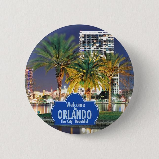 Knopf Orlandos Florida Button (Vorderseite)