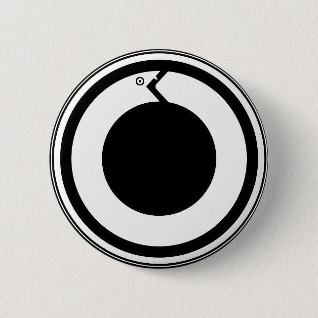 Knopf Ouroboros Button (Vorderseite)