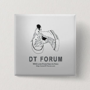 Knopf Papierlösekorotron-Forum-Quadrat Button