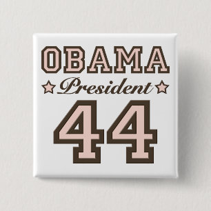 Knopf Präsidenten-Obama 44 Button