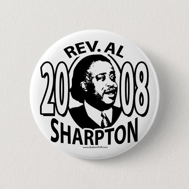 Knopf Rev.-Al Sharpton 2008 Button (Vorderseite)