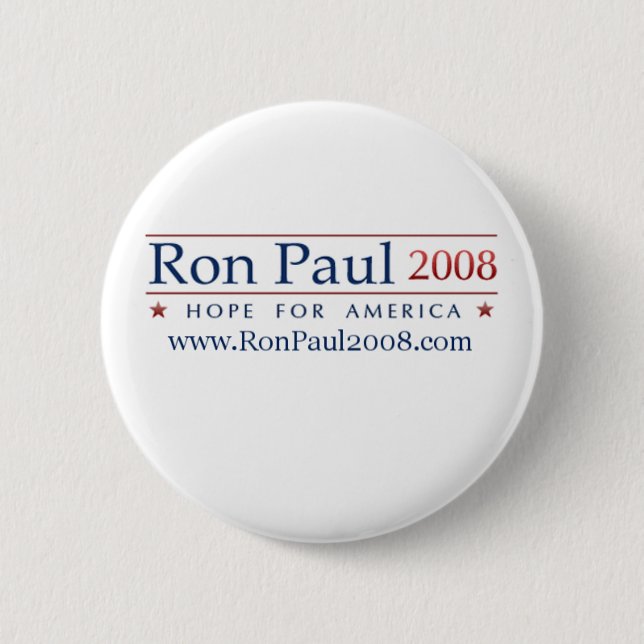 Knopf Ron Pauls 2008 Button (Vorderseite)