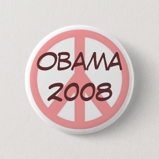 Knopf-Rosa Brown Obama 2008 Button
