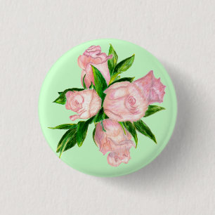 Knopf, rosa hybride Tee-Rosen Button