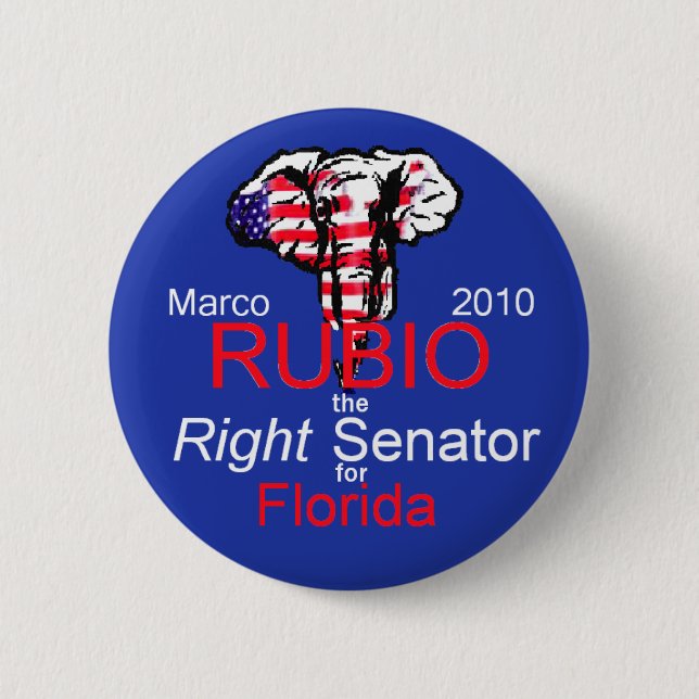 Knopf RUBIO-Senats-2010 Button (Vorderseite)