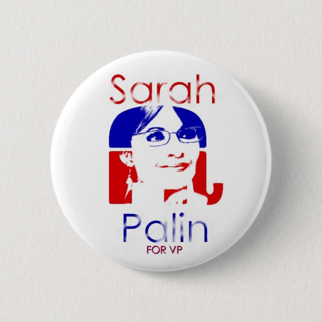 Knopf Sarahs Palin Button (Vorderseite)