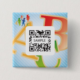 Knopf-Schablonen-Kindertagesstätte Button