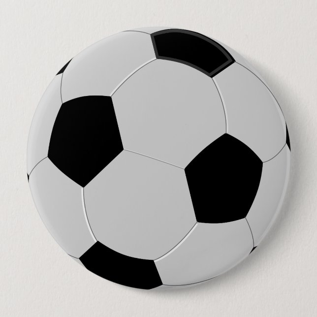 Knopf Schwarz-Weiß-Ball Button (Vorderseite)