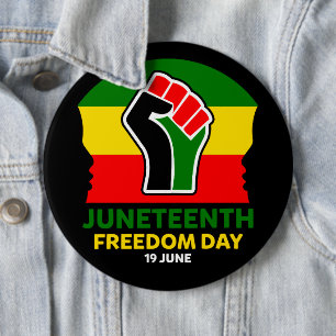 Knopf "Schwarze Geschichte des Juneteentchen Freed Button