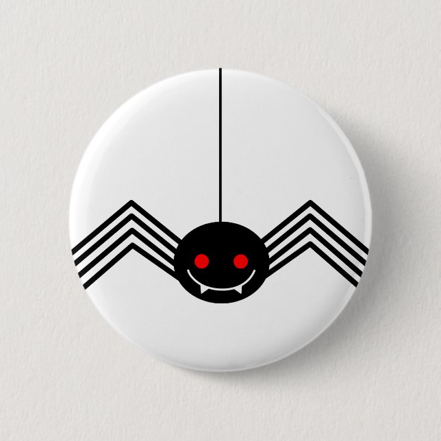 Knopf Schwarzer Spider Button (Vorderseite)