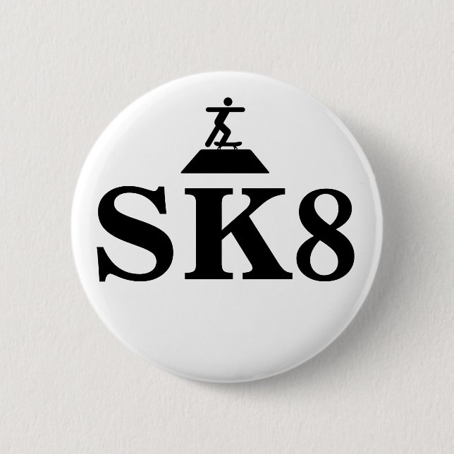 Knopf SK8 Button (Vorderseite)