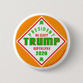 Knopf-Soßeart des Trumpfs 2020 politische Button
