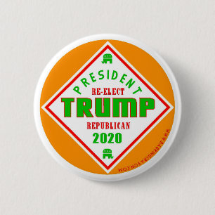 Knopf-Soßeart des Trumpfs 2020 politische Button