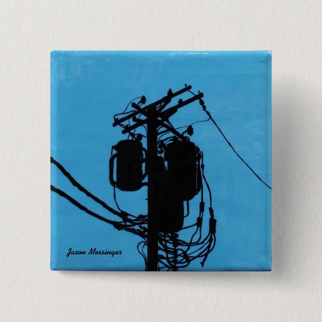 Knopf "Urban Sentinel Square" Button (Vorderseite)