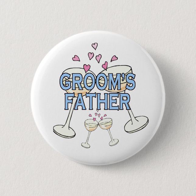 Knopf: Vater des Grooms Button (Vorderseite)