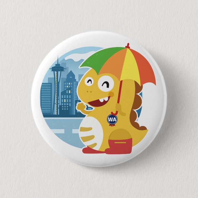Knopf Washingtons VIPKID Button (Vorderseite)