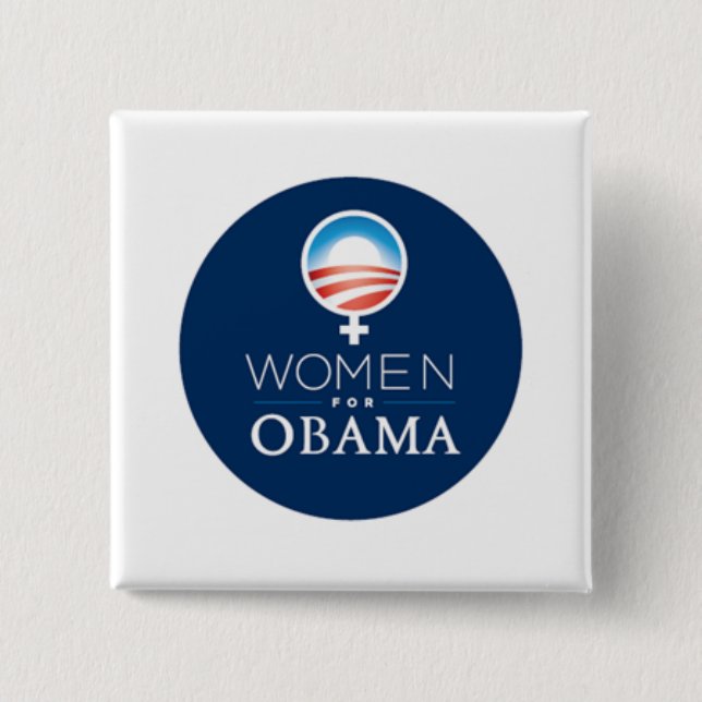 Knopf Women4Obama Button (Vorderseite)