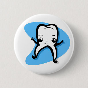 Knopf-Zahnarzt Button