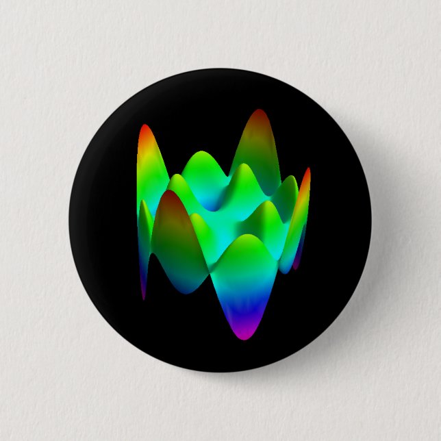 Knopf: Zernike polynomisches Z (8,4) Button (Vorderseite)