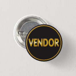 Knopfdruck Gold auf schwarz Button