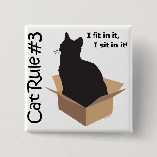 Knöpfe der Katzen-Regel-#3 Button